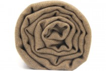 Écharpe marron clair en laine cachemire homme et femme