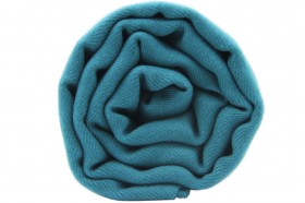 Pashmina bleu canard