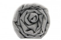 Pashmina Perle Grosse écharpe laine homme gris chiné