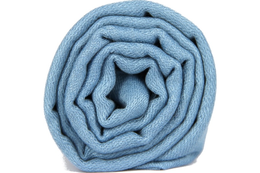 pashmina bleu pastel