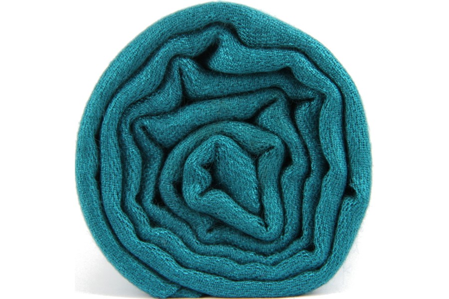 pashmina bleu vert canard