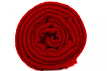 Écharpe en laine rouge
