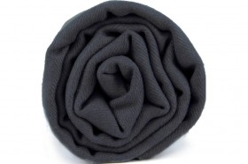 Charcoal grey cashmere scarf woman and man
