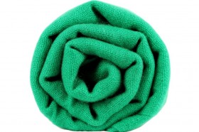 Écharpe en cachemire vert