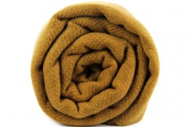 Écharpe en cachemire camel