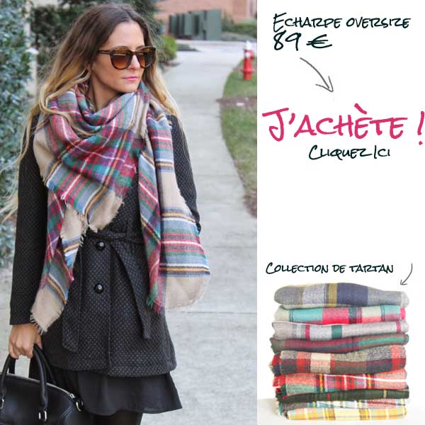 Echarpe femme tendance mode