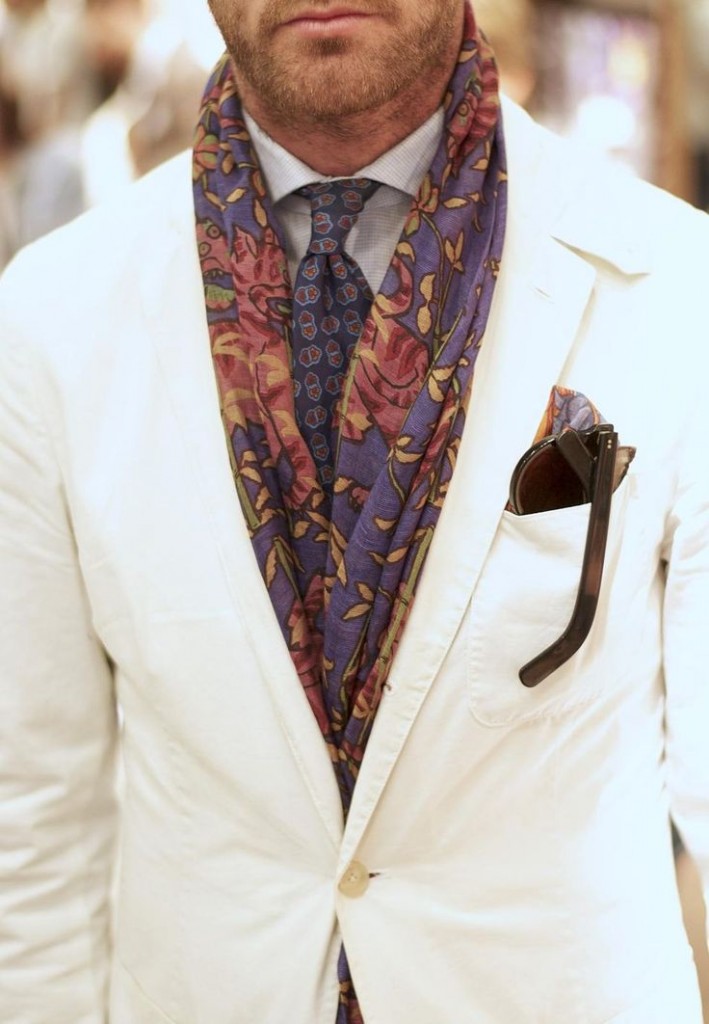 noeud foulard dandy homme