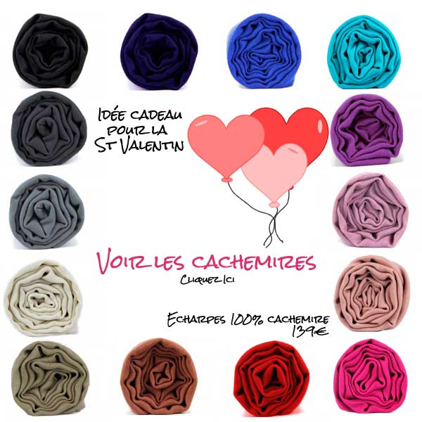 echarpe homme saint valentin