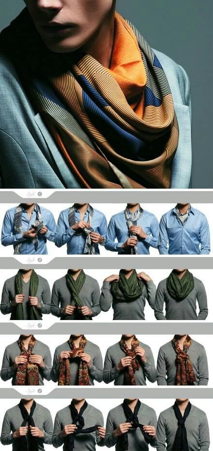 pashmina tutorial simple homme