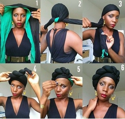 tuto foulard turban