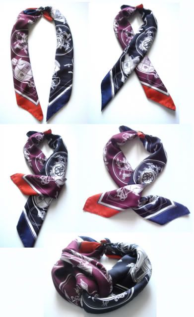 noeuds de foulard