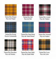 Tartan national breton et celte