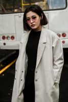 Manteau, doudoune, veste en polyester, duvet laine qui tient chaud