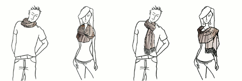 Des idées pour porter son pashmina